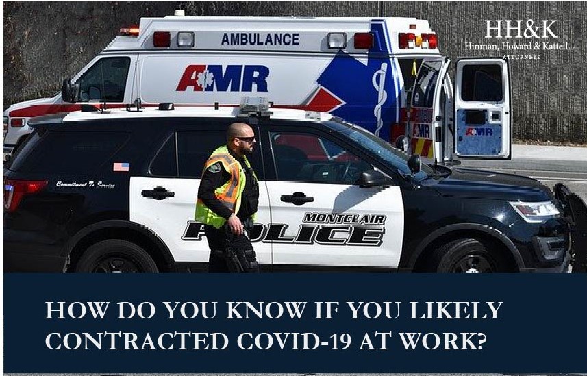 How Do You Know If You Likely Contracted COVID-19 At Work?